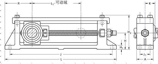 NLTU1轴承尺寸介绍尺寸图纸